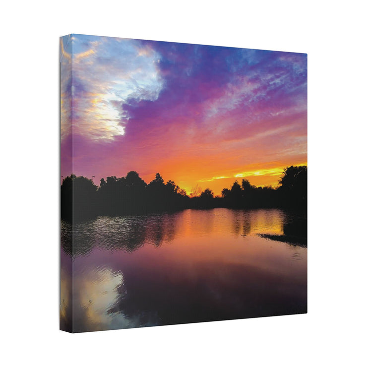 Lake Sunrise - Classic Stretched Canvas-01 - Shore-n-Decor