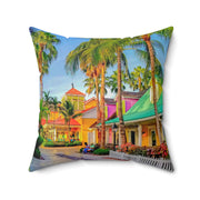 Bahamas-01 - Spun Polyester Square Pillow