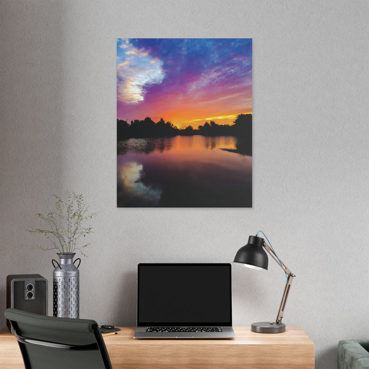 Lake Sunrise - Classic Stretched Canvas-01 - Shore-n-Decor