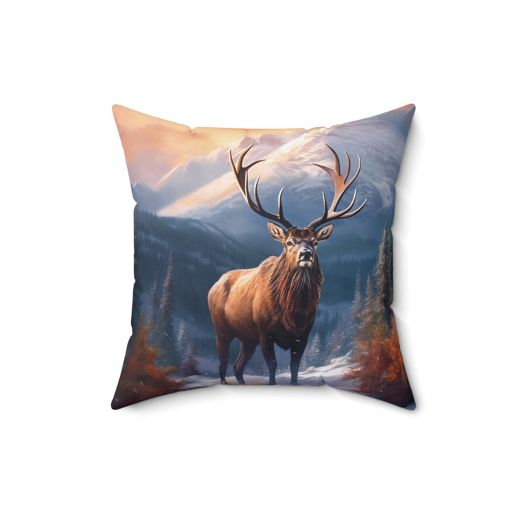 Elk - Spun Polyester Square Pillow