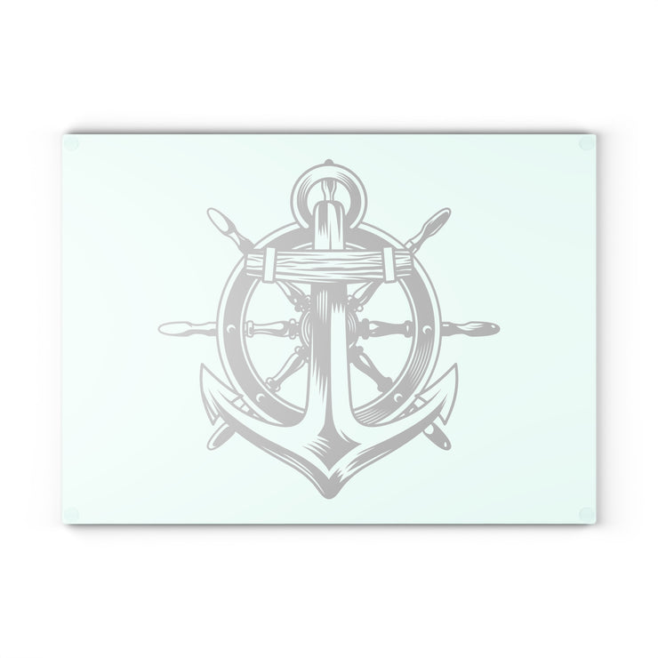 Anchor-04 Glass Cutting Board-01 - Shore-n-Decor