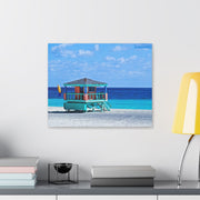 Beach Guard Station - Classic Stretched Canvas-01