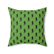 Alligator 01 Spun Polyester Square Pillow-01 - Shore-n-Decor