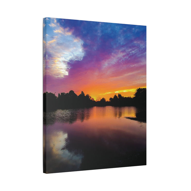 Lake Sunrise - Classic Stretched Canvas-01 - Shore-n-Decor