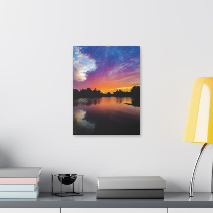 Lake Sunrise - Classic Stretched Canvas-01 - Shore-n-Decor