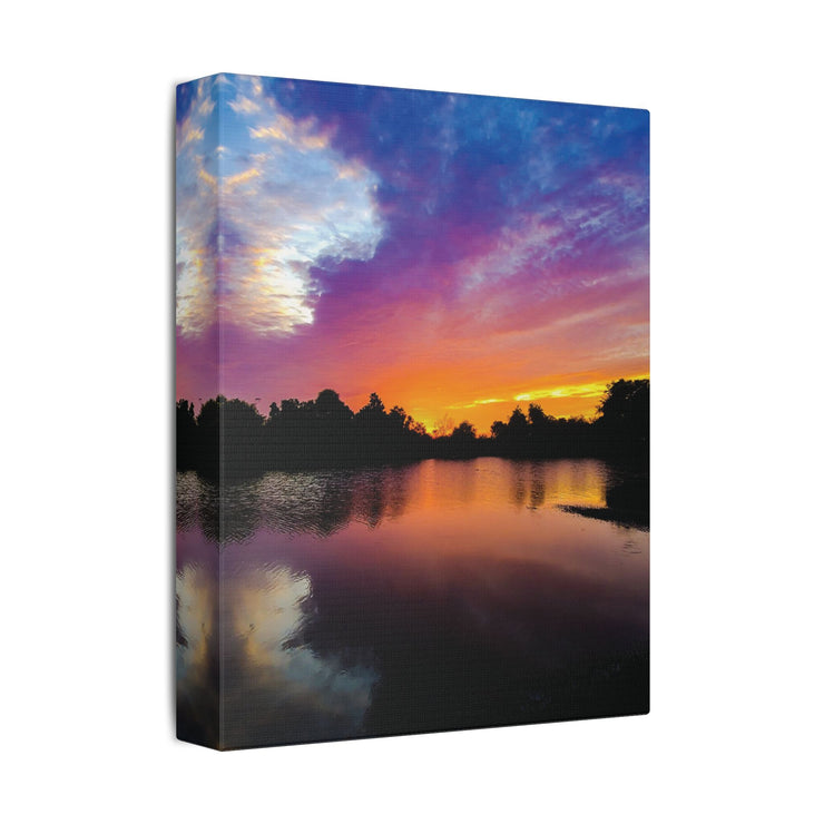 Lake Sunrise - Classic Stretched Canvas-01 - Shore-n-Decor