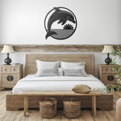 Dolphin-WallArt-02 - Shore-n-Decor