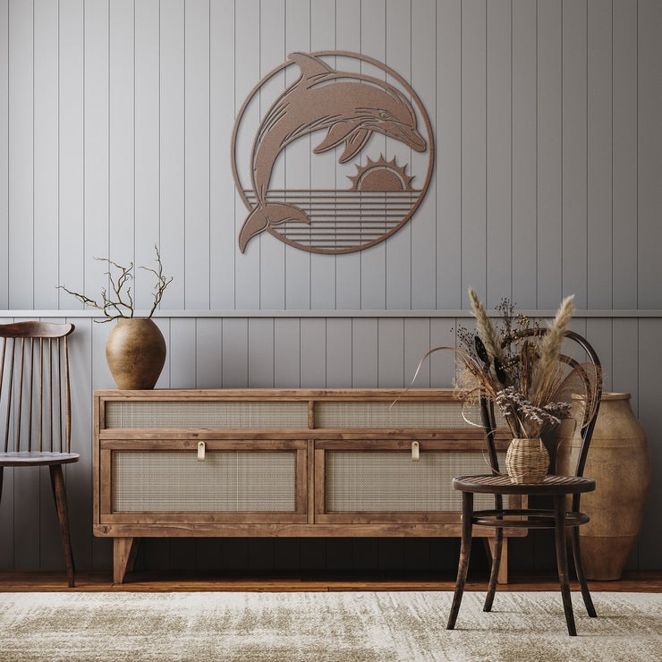 Dolphin-WallArt-02 - Shore-n-Decor